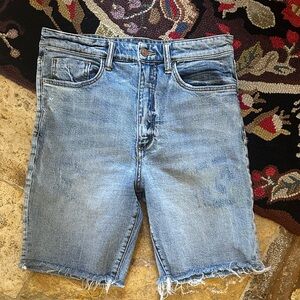 Pilcro Light Wash Denim Cutoff Shorts from Anthropologie.